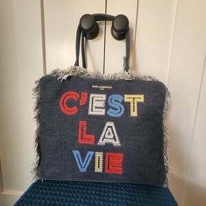 Karl Lagerfeld NWT C'est La Vie Bag